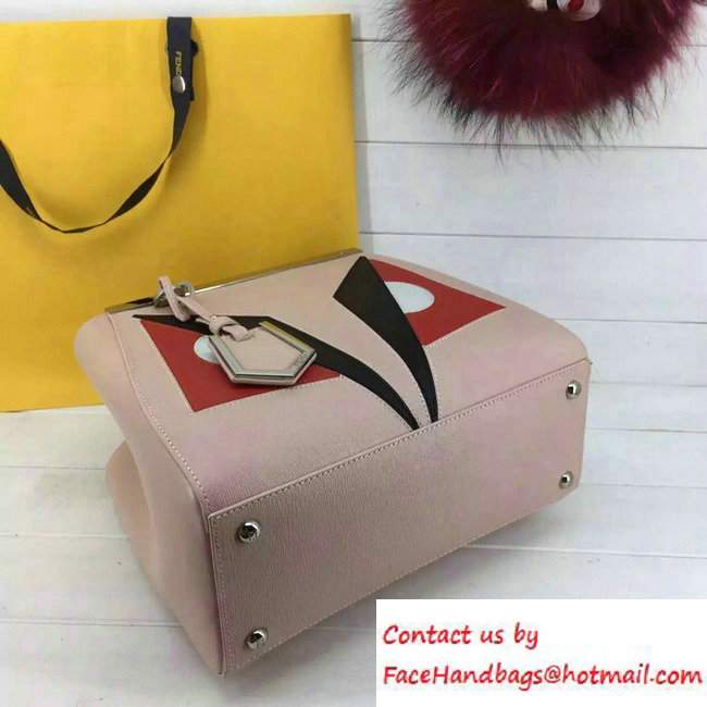 Fendi Petite 2Jours Bug Mini Tote Bag Light Pink