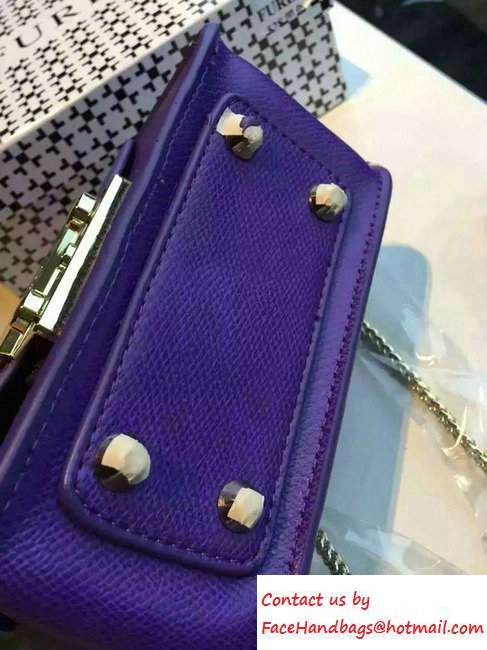 Furla Metropolis Mini Crossbody Bag Purple 2016