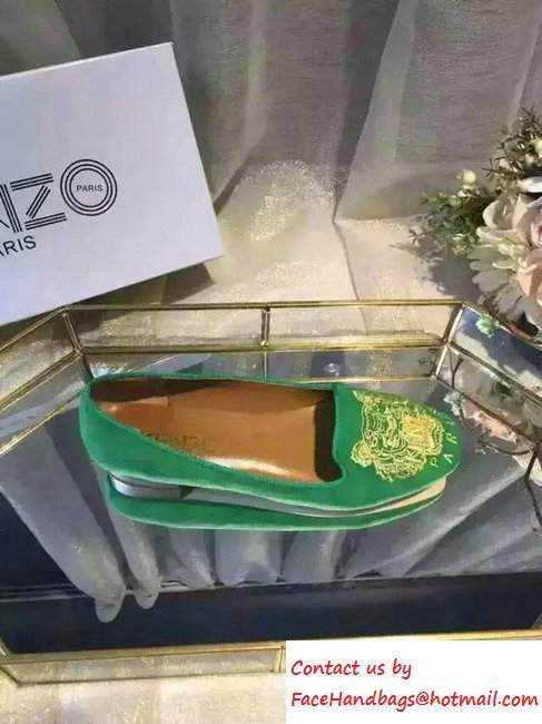 KENZO Tiger Espadrille Green 2016