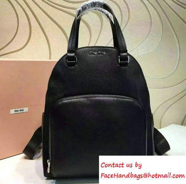 Miu Miu Backpack Bag 5BZ002 Black 2016