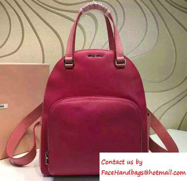 Miu Miu Backpack Bag 5BZ002 Fushia/Pink 2016