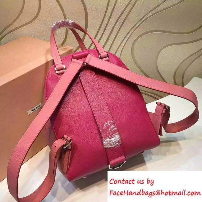 Miu Miu Backpack Bag 5BZ002 Fushia/Pink 2016