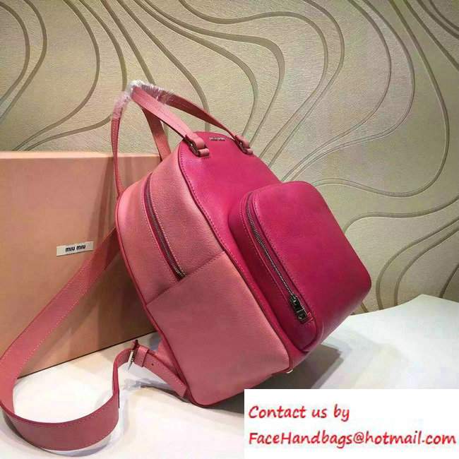 Miu Miu Backpack Bag 5BZ002 Fushia/Pink 2016