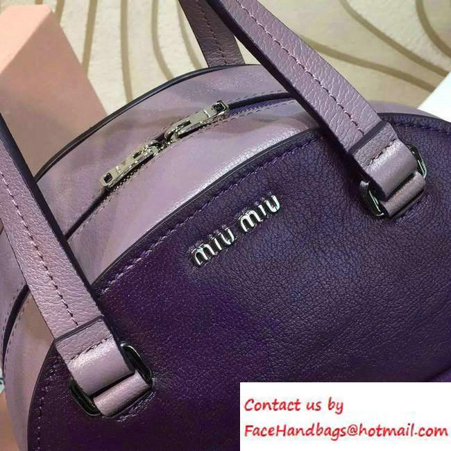 Miu Miu Backpack Bag 5BZ002 Purple/Lavender 2016