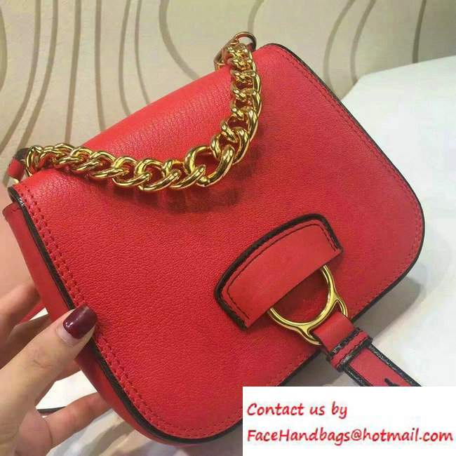 Miu Miu Madras Shoulder Small Bag 5BD033 Red 2016