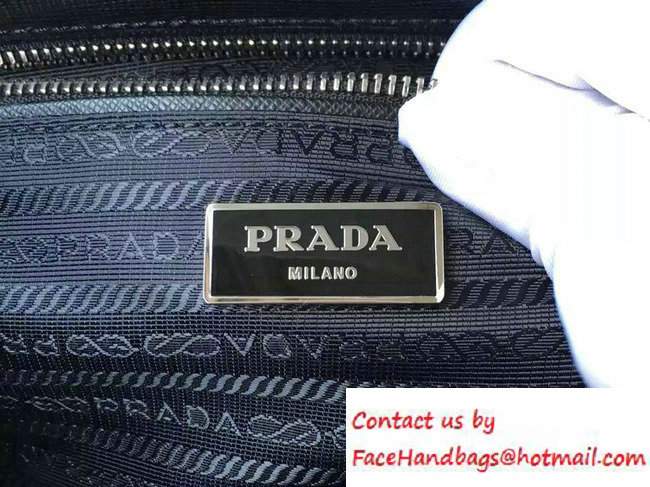 Prada Galleria Saffiano Leather Tote Bag 1BA863 Black 2016