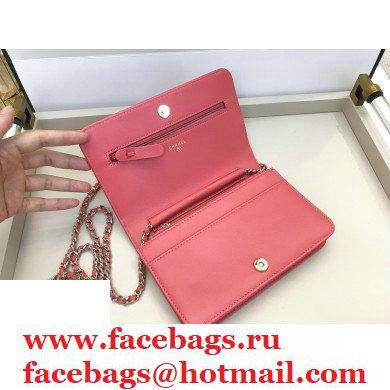 Chanel Charms Wallet on Chain WOC Bag Pink 2020