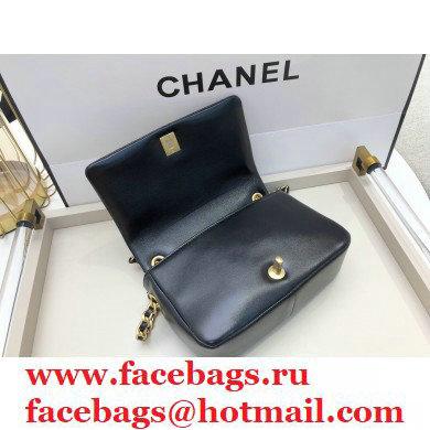 Chanel Shiny Lambskin Small Flap Bag AS1895 Black 2020