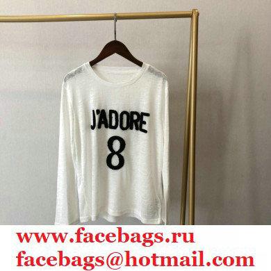 Dior J'adior 8 Print T-shirt white 2020