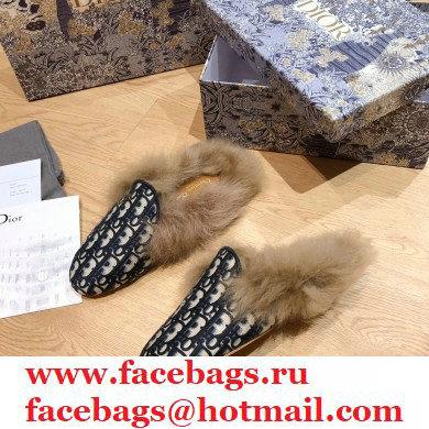 Dior Shearling Fur Slippers 06 2020