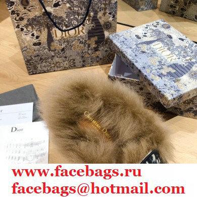 Dior Shearling Fur Slippers 06 2020