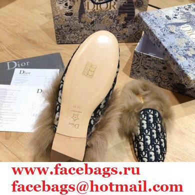 Dior Shearling Fur Slippers 06 2020