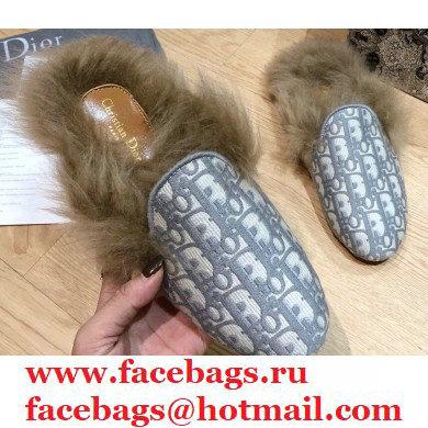 Dior Shearling Fur Slippers 07 2020