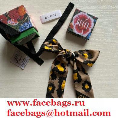 Gucci Neck Bow Scarf 5x85cm 01 2020