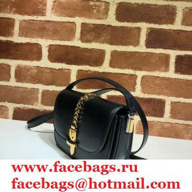 Gucci Sylvie 1969 Mini Shoulder Bag 615965 Black 2020