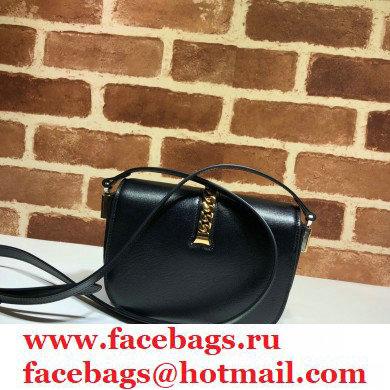 Gucci Sylvie 1969 Mini Shoulder Bag 615965 Black 2020