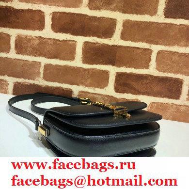 Gucci Sylvie 1969 Mini Shoulder Bag 615965 Black 2020