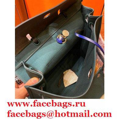 Hermes Herbag Zip 39 Bag in Original Qualityroyal blue/army green