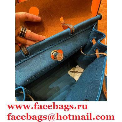 Hermes Herbag Zip 39 Bag in Original Quality denim blue