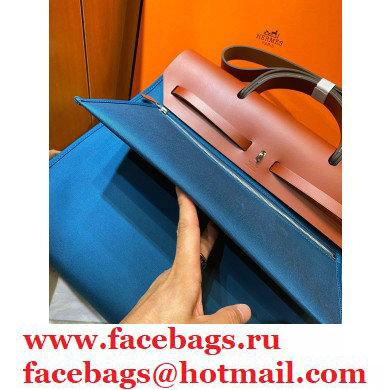 Hermes Herbag Zip 39 Bag in Original Quality denim blue