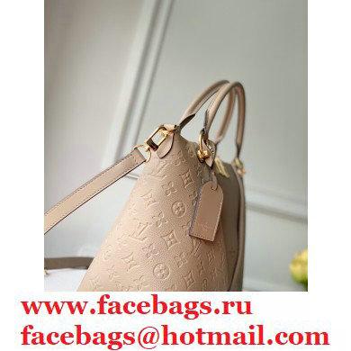 LOUIS VUITTON V TOTE MM MONOGRAM EMPREINTE M44884 BEIGE