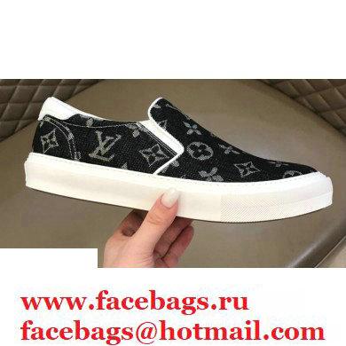 Louis Vuitton Trocadero Men's Slip-On Sneakers Top Quality 01