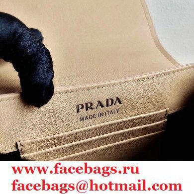 Prada Saffiano Leather Shoulder Bag 1BD275 Beige 2020