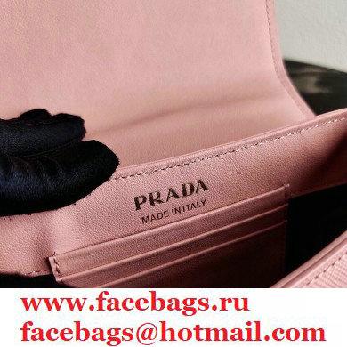 Prada Saffiano Leather Shoulder Bag 1BD275 Pink 2020