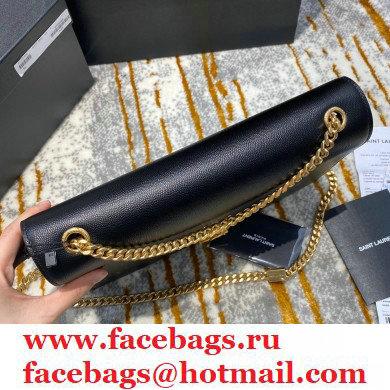 saint laurent Kate large bag in caviar leather 446752 black/gold