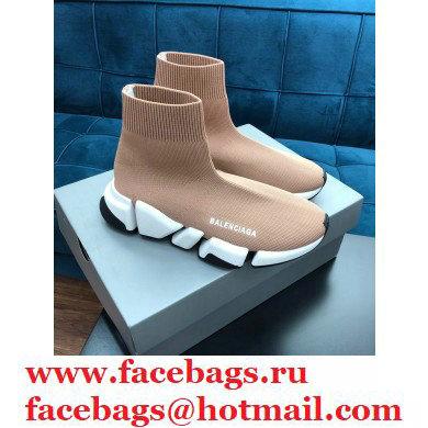 Balenciaga Knit Sock Speed 2.0 Trainers Sneakers beige 2021