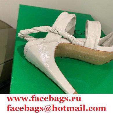 Bottega Veneta Heel 8.5cm BV POINT Slingback Shoes White 2020