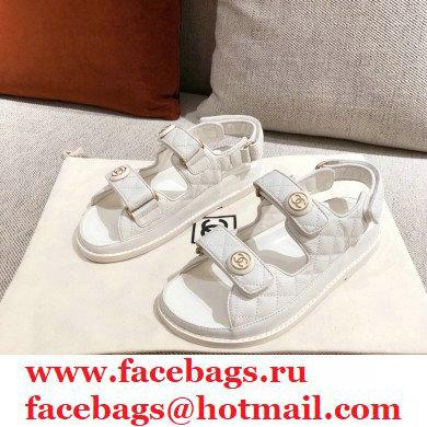 Chanel CC Logo Beach Sandals G35927 02 2021