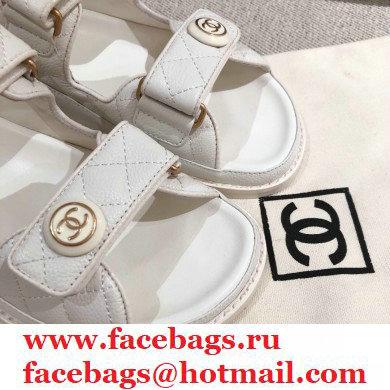 Chanel CC Logo Beach Sandals G35927 02 2021