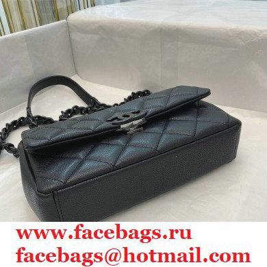 Chanel Grained Calfskin My Everything Small Flap Bag AS2302 Black 2020