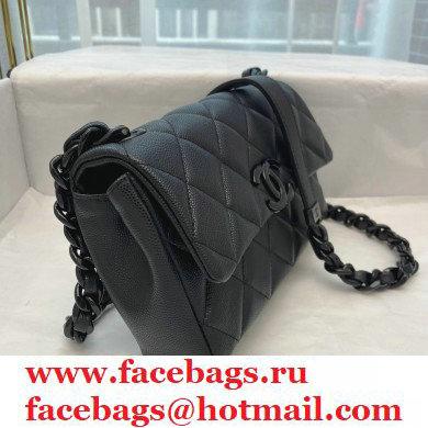 Chanel Grained Calfskin My Everything Small Flap Bag AS2302 Black 2020