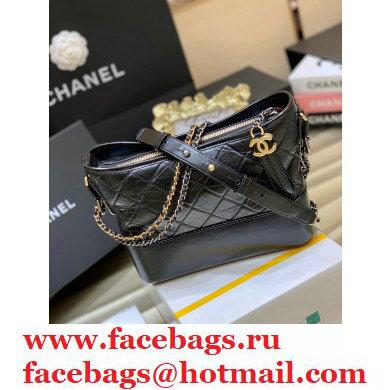 Chanel original quality Gabrielle hobo bag A91810 black