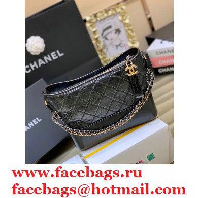 Chanel original quality Gabrielle hobo bag A91810 black