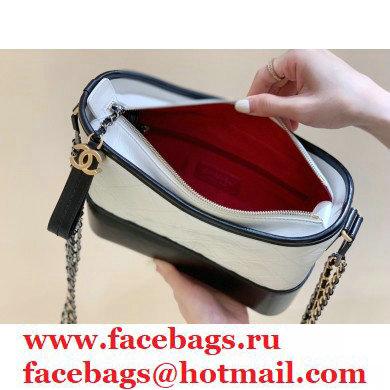 Chanel original quality Gabrielle hobo bag A91810 white/black