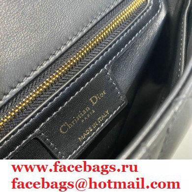 Dior Small Caro Bag in Soft Cannage Calfskin Black 2021