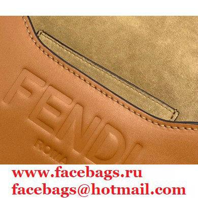 Fendi Leather Moonlight Shoulder Bag Brown 2021