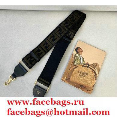 Fendi Ribbon Long Shoulder Strap You Black 2021