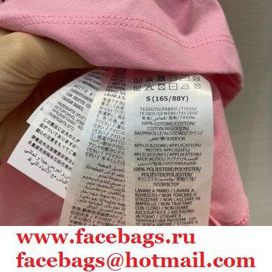 GuccixDoraemo cotton T-shirt pink 2020