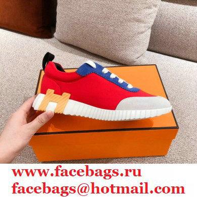 Hermes Technical Canvas Bouncing Sneakers 07 2021