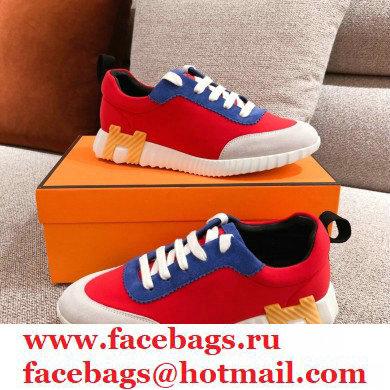 Hermes Technical Canvas Bouncing Sneakers 07 2021