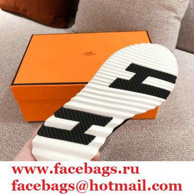 Hermes Technical Canvas Bouncing Sneakers 10 2021