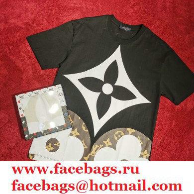 Louis Vuitton Monogram printed T-shirt black 2021