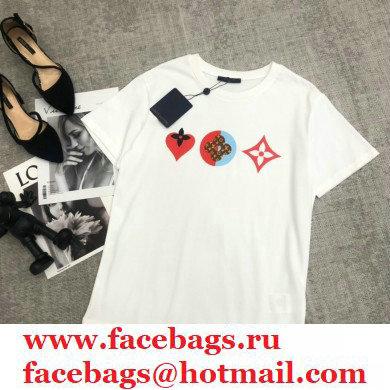 Louis Vuitton Monogram printed cotton T-shirt white 2021