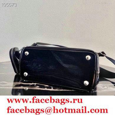 Prada Galleria Brushed Leather Mini Bag 1BA896 Black 2021