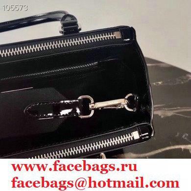 Prada Galleria Brushed Leather Mini Bag 1BA896 Black 2021