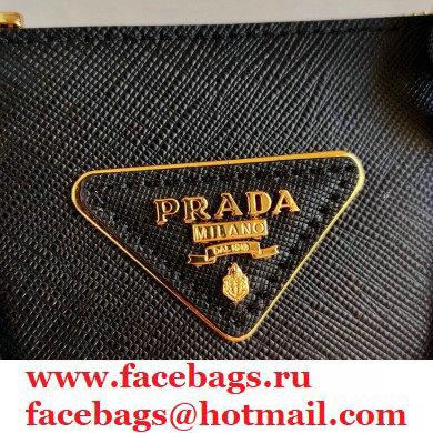 Prada Galleria Saffiano Leather Micro-bag 1BA906 Black 2021